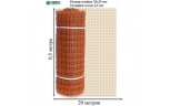 Садовая сетка ПВХ ПРОФИ квадратная ячейка 33х33 мм, 0.5х20 м, оранжевая