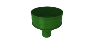 Водосборная воронка круглая 216 мм RAL 6002 Лиственно-зеленый