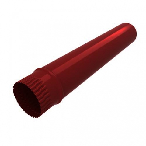 Труба водосточная, диаметр 140 мм длина 0.6 м RAL 3005 винно-красный