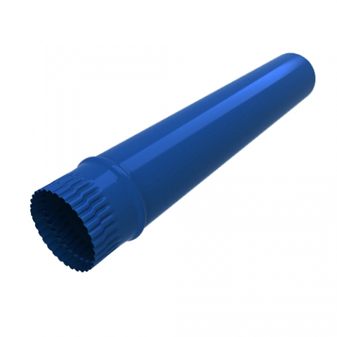 Труба водосточная, диаметр 216 мм длина 0.6 м RAL 5005 сигнальный синий