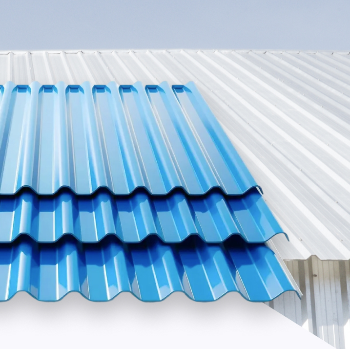 Профнастил окрашенный и оцинкованный