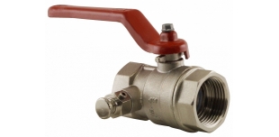 Краны шаровые латунные со спускным устройством