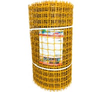 Садовая сетка пластик ПРОФИ с квадратной ячейкой 33x33 мм, 0.5x20 м, желтая