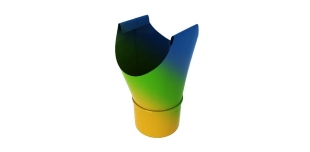 Воронка стальная сливная