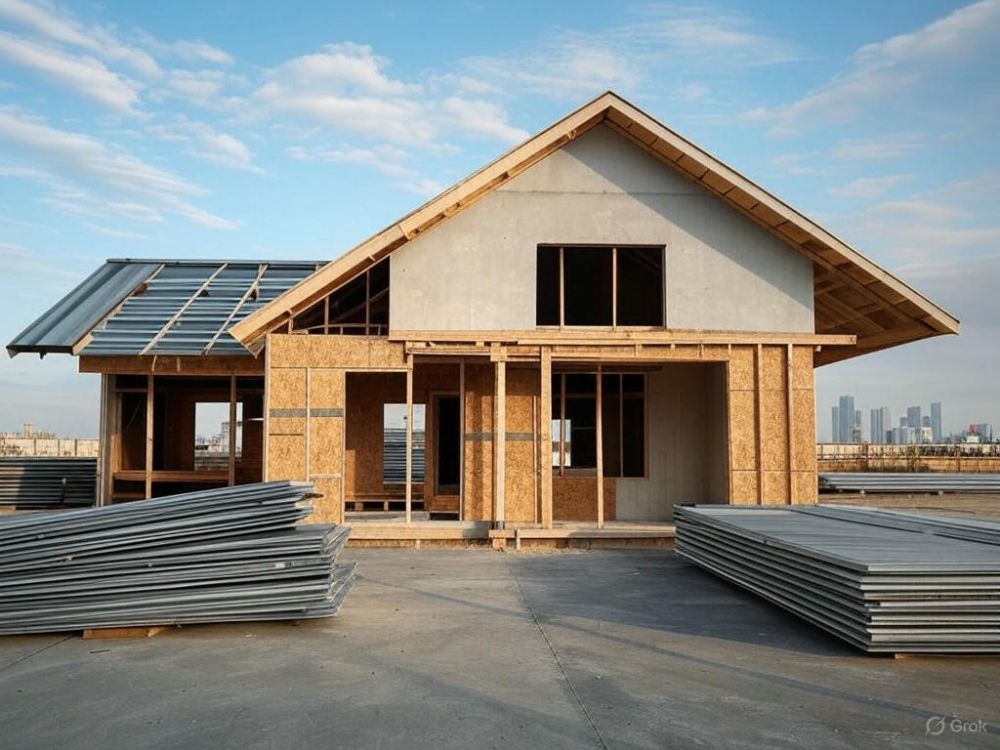 Пошаговое строительство крыши дома: выбор материалов и установка